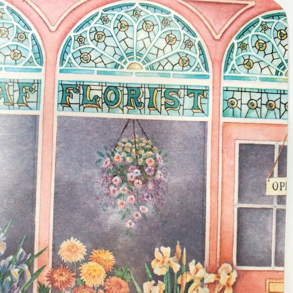 Wilscombe Melamine Vintage Flower Shop Chopping Board - Picture 6 of 12